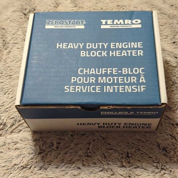 ~ NEW ZEROSTART CUMMINS ENGINE COPPER IMMERSION BLOCK HEATER w/ CORD ~ 860-5556 - Picture 2 of 10